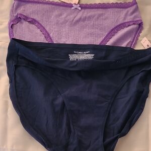 Victoria's Secret Purple and Navy Panties